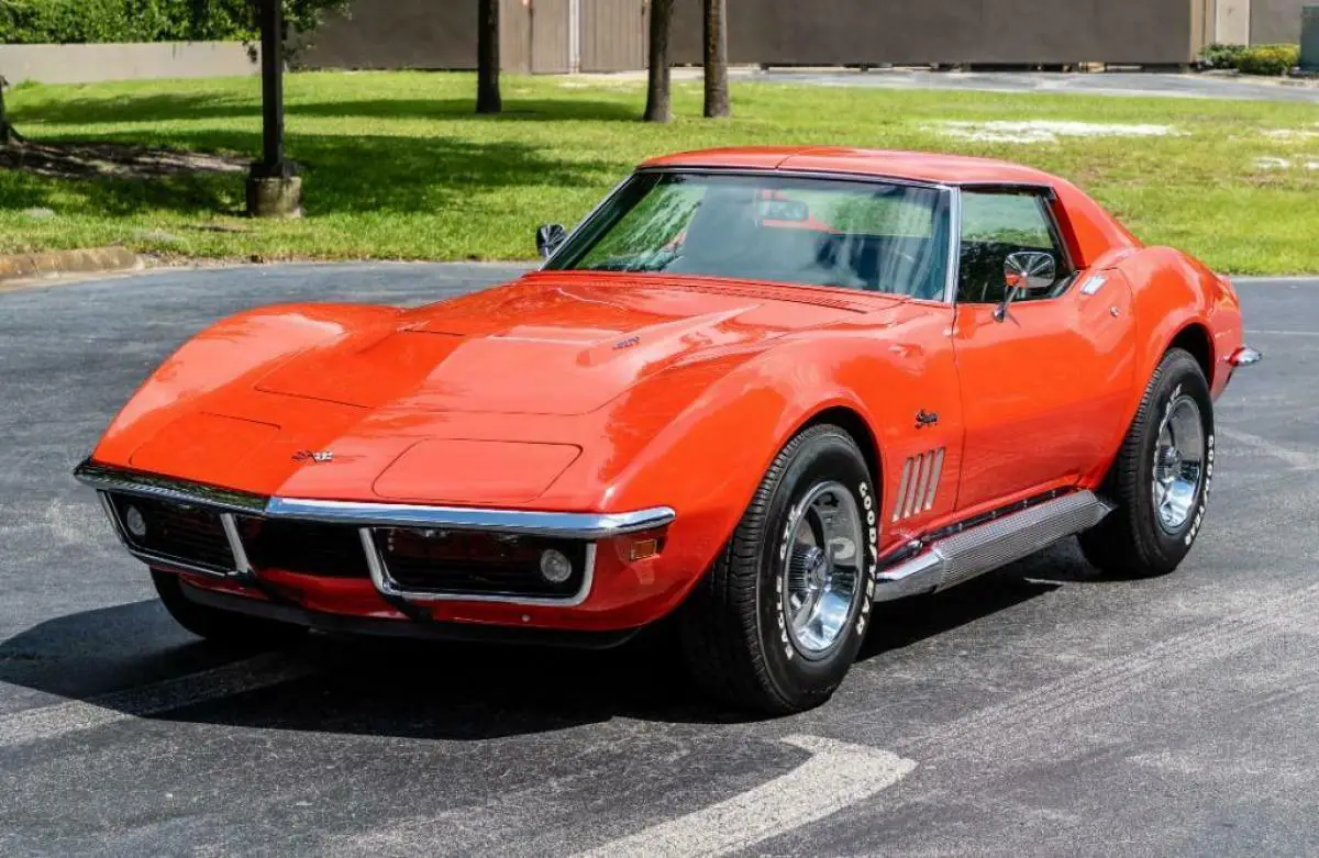 monza red chevrolet corvette 427 with 27344 miles available now!