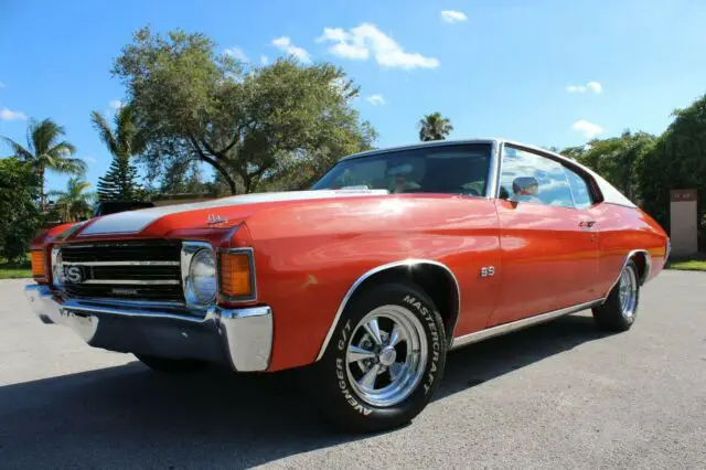 stunning orange flame on white leather ~ a/c ~ clean ~ wont last! 71 70 camaro