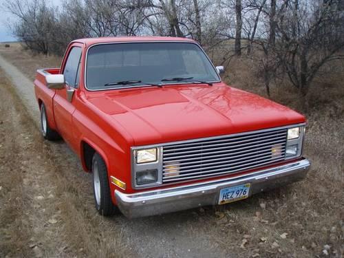 1986 chevy c10 short box pickup for sale in fargo, north dakota