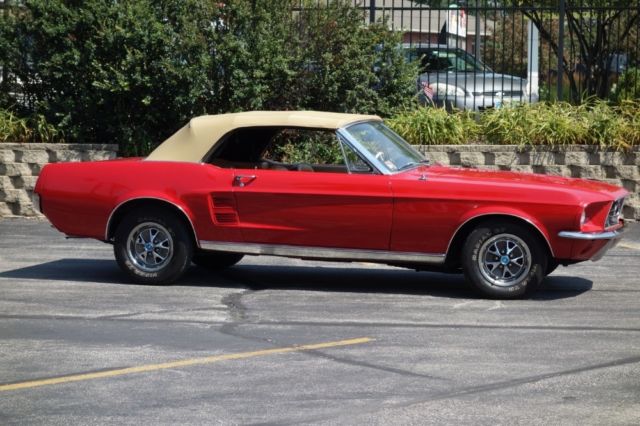 1967 ford mustang, red with 24,110 miles available now!