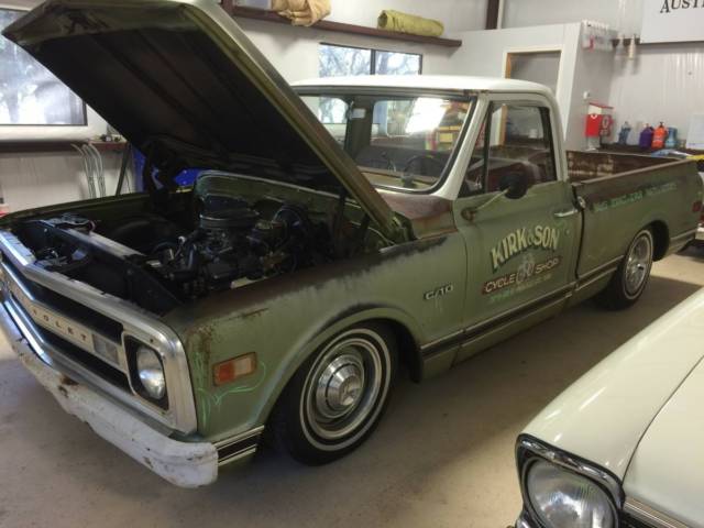 1969 c10 short bed fleetside shop truck