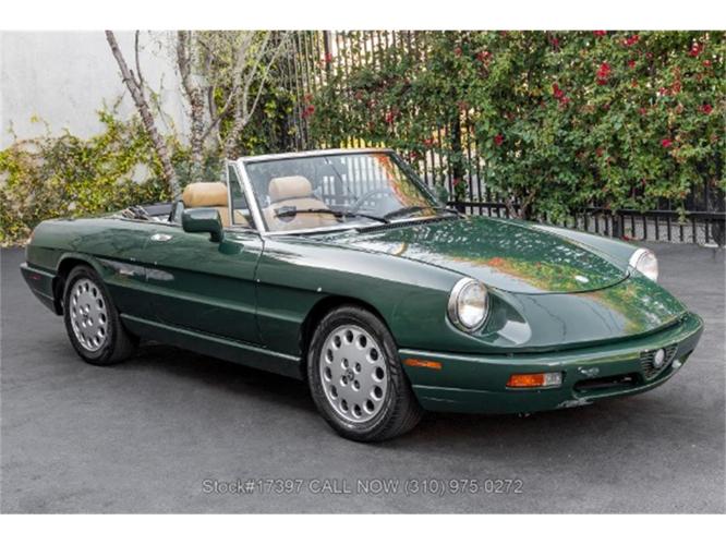 1992 alfa romeo spider in beverly hills, california