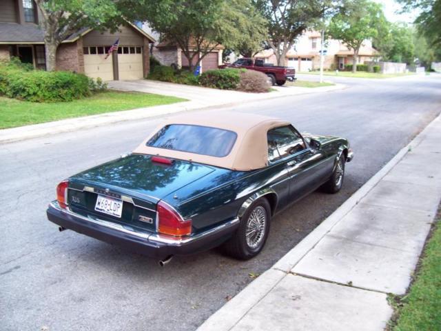 1991 jaguar xjs convertible, british racing green