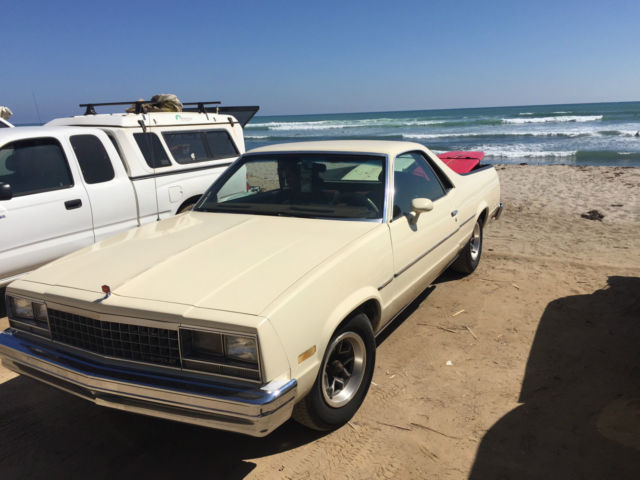 1984 el camino - solid restoration project - 2nd owner - california car - as-is