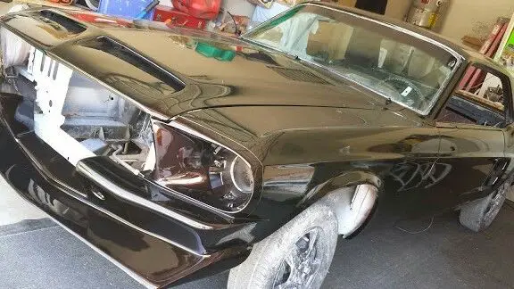 1967 ford mustang coupe "green hornet"gt500kr tribute car