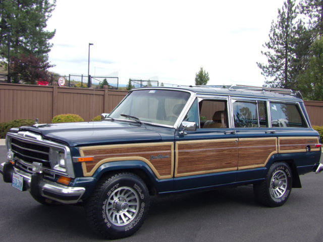 selling with no reserve 1988 jeep grand wagoneer all orginal 163k rare color !!