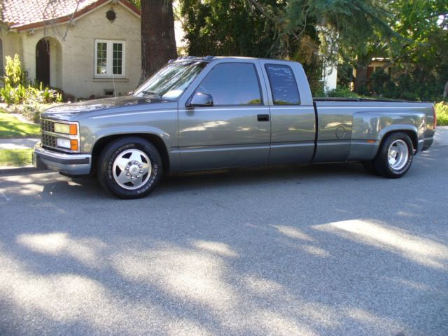 clean california free rust free chevy 3500 crew cab long bed dually 454 motor