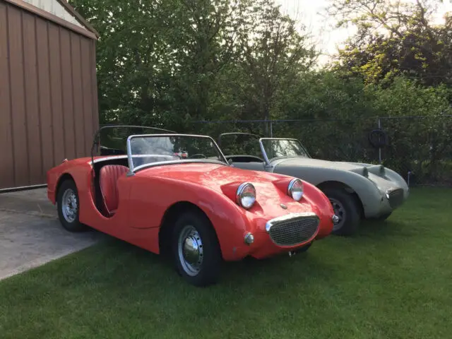 (x2) 1959 + 1961 austin healey bugeye sprite (s)