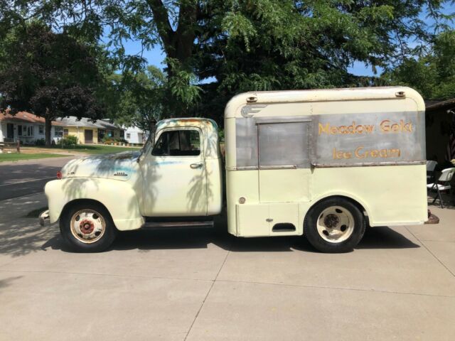 1953 chevrolet pick-up, delivery truck, ice cream, food truck, classic, dairy