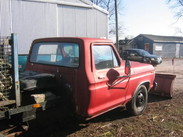 1979 ford f350 cab and chassis with western snow plow isaramatic mark iii pump
