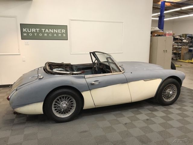 1965 austin healey 3000 bj-8. excellent running car for easy restoration. 44k mi