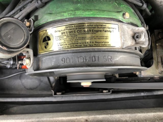 1974 porsche carrera targa -- rare -- 1 of 246
