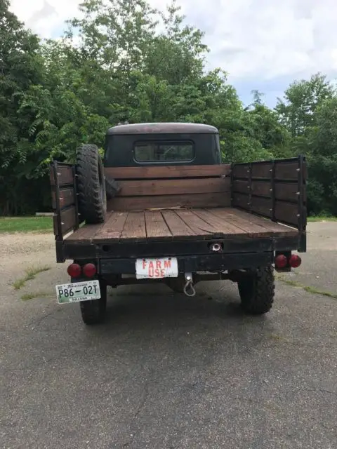 1951 willys stake truck rat rod