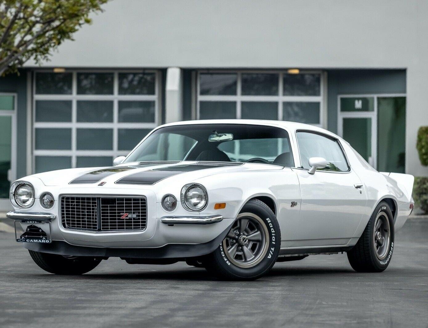 1971 chevrolet camaro z28 tribute body with rally sport option