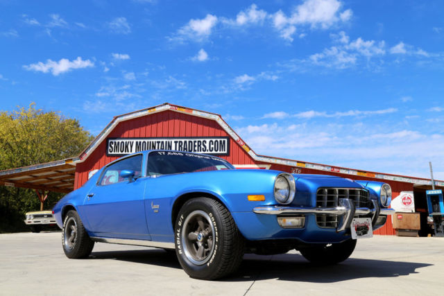 1973 chevrolet camaro dark blue 350 v8 automatic