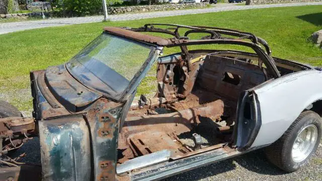 1968 chevy camaro convertible v8 4 speed roller restoration project with title