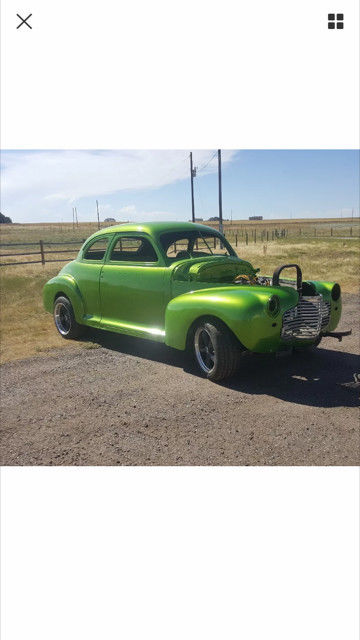 1941 chevrolet coupe hot rod streetrod streetmachine new paint corvette look!!!