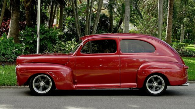 1947 ford super deluxe street rod fresh build v/8 auto plenty spent on this one