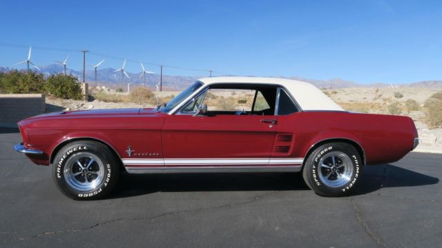 1967 ford mustang 289 v8 c code san jose car! ac! p/s! just restored