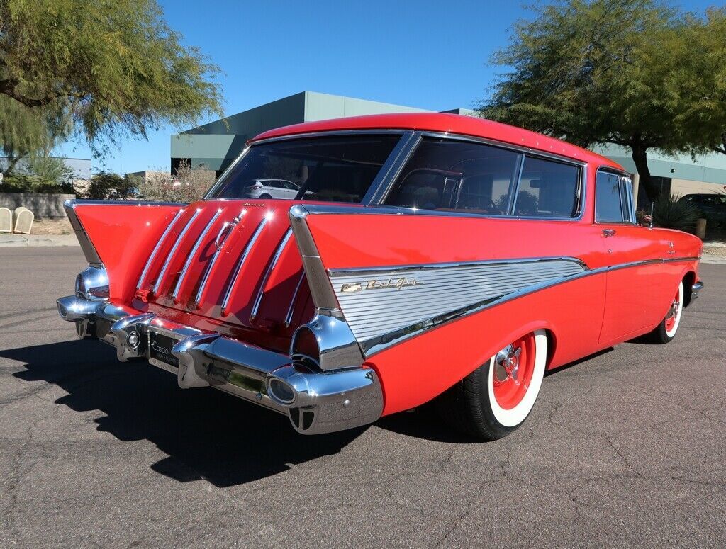 frame off restored ls2 corvette v8 a/c resto mod nomad wagon 1956 1955 1957