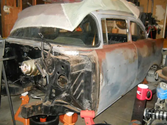 1957 chevy bel air 2 door post restoration project clean california title