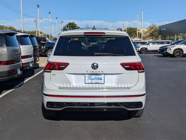 2022 volkswagen tiguan 2.0t se r-line black
