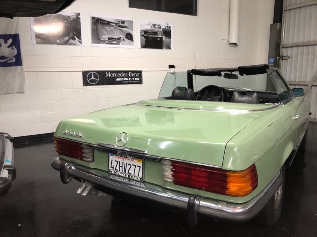 1973 mercedes-benz 450sl rare color small bumpers