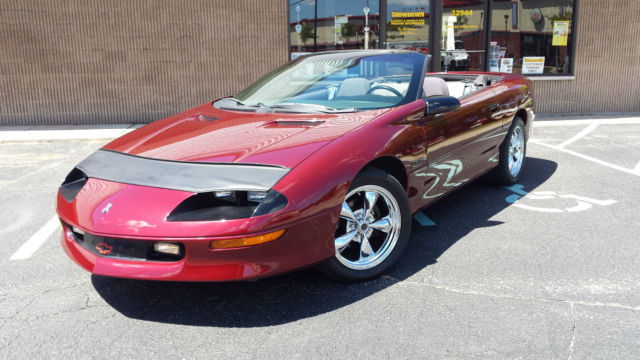 1994 chevrolet camaro z/28 -convertible 17" torque thrust style chrome wheels