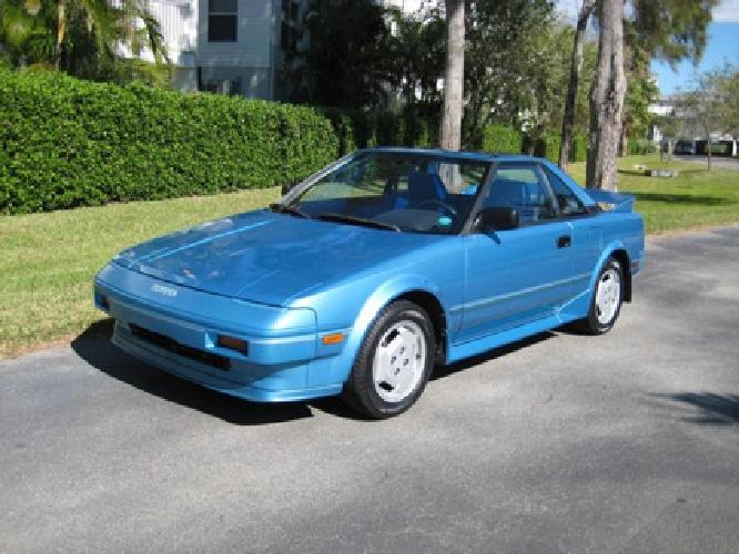 obo indigo blue 1986 toyota mr2 in indian shores, fl