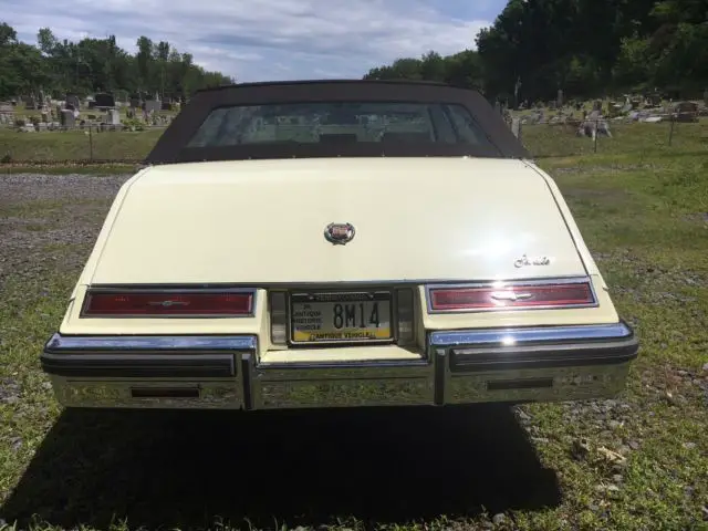 1981 cadillac seville roadster classic 6.0l 74,000 miles beautiful