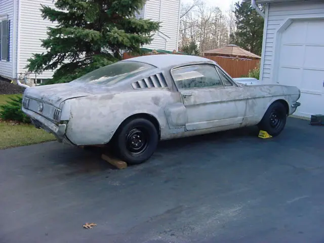 1965 mustang fastback - shelby g.t.350 clone project with parts!!