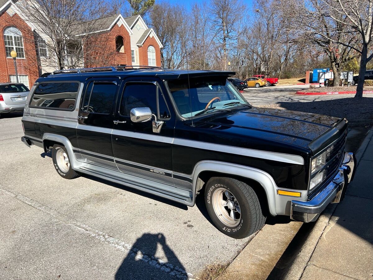 1989 chevrolet r1500 suburban suv grey rwd automatic r1500