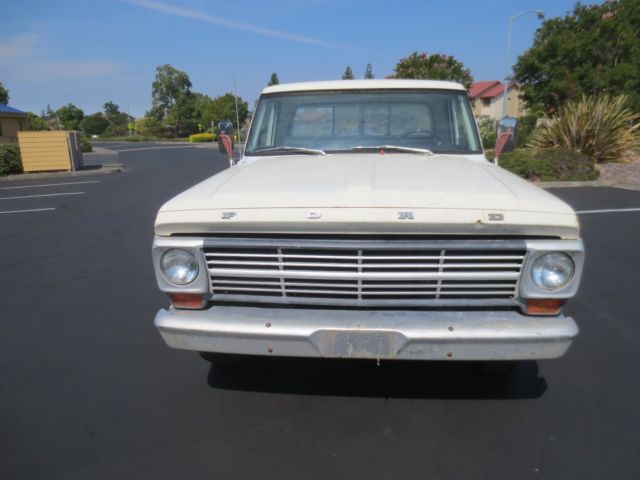 1968 68 ford f250 2wd 6 cylinder original california truck