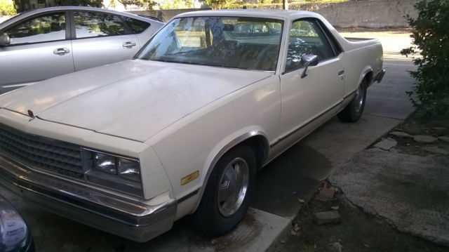 el camino with rare 4 bolt 350 v8 with tbi and 700r4 trans