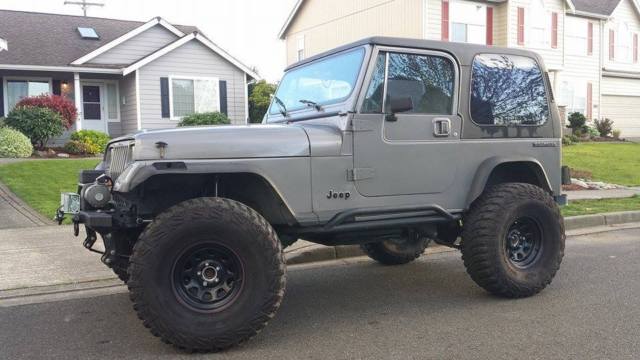 90 jeep wrangler yj new 4.2l 6 new 8.8 ford axle 4:10 gear tires 4wd built daily