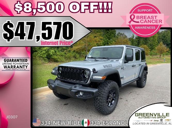 new 2024 jeep wrangler willys sport