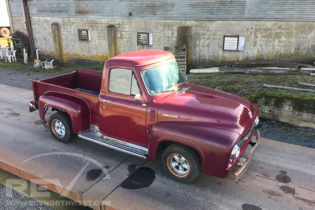 1953 ford f100 original flathead v8 1/2 ton stepside short bed pickup