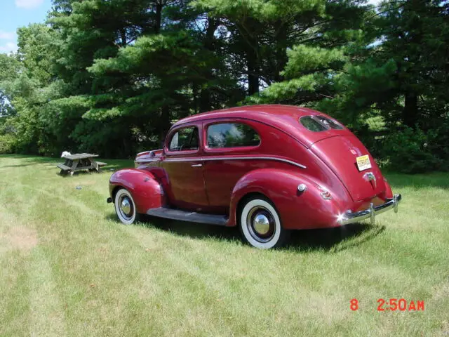 1940 ford tudor sedan deluxe flathead v-8 restored
