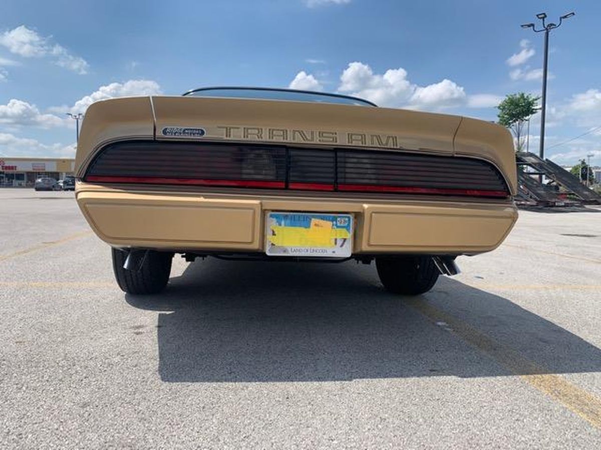 1979 pontiac trans am trans am solar gold 5664 orig miles