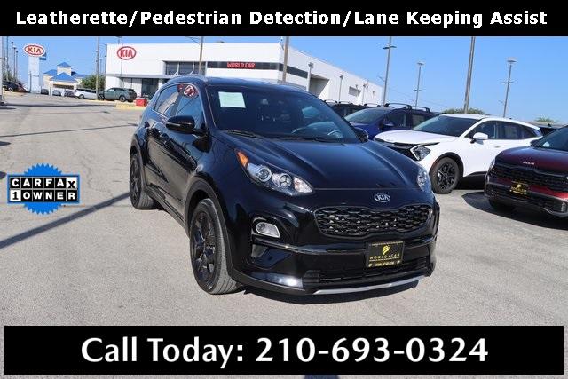 2021 kia sportage s w/ leatherette, pedestrian detect, lane