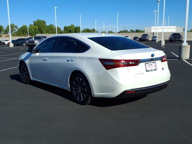 2016 toyota avalon hybrid xle plus