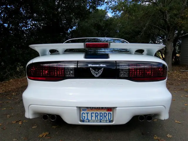 1994 pontiac trans am lt1 25th anniversary t-top w/31,540 orig miles, calif car