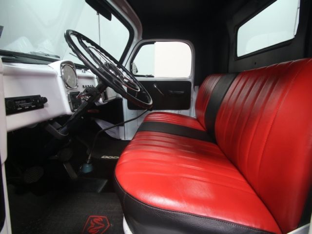 1953 dodge pickup 82263 miles white pickup truck 218 inline 6 4 speed manual
