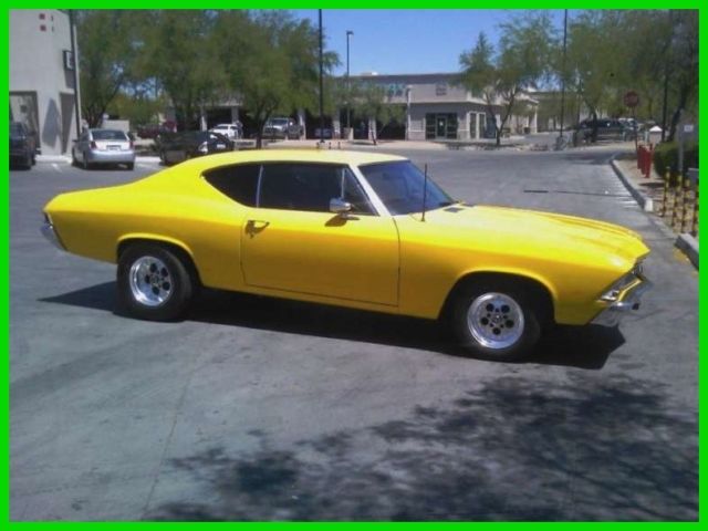 1968 chevrolet chevelle 475hp rebuilt 427 v8 gasoline turbo 400 3-spd automatic
