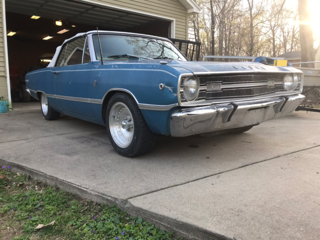 1968 dodge dart convertible gt build sheet no reserve mopar