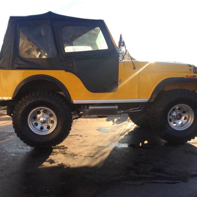 1980 yellow jeep cj5
