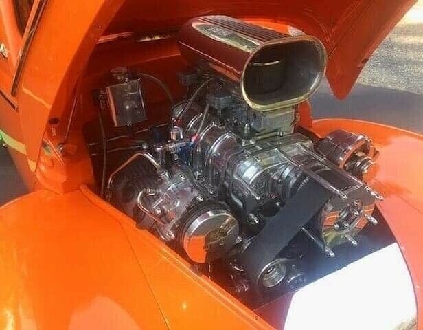 willys coupe orange with 0 miles, for sale!