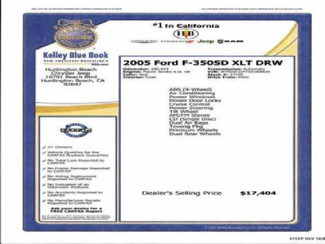 2005 ford f-350 xlt in huntington beach, ca