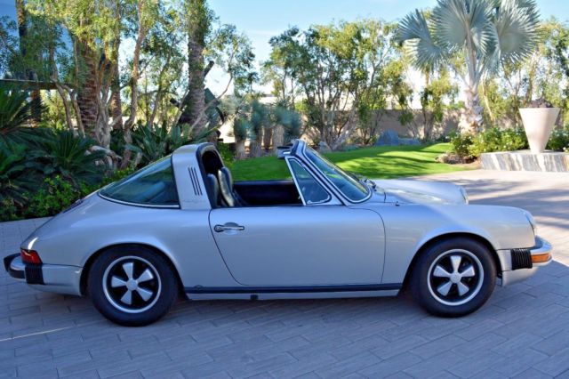 no reserve rare classic 1974 porsche 911 targa 2.7 w/coa 19k mi california car