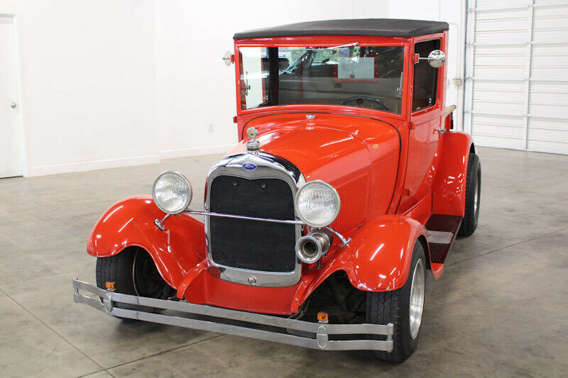 1929 ford model a 14599 miles red pickup
